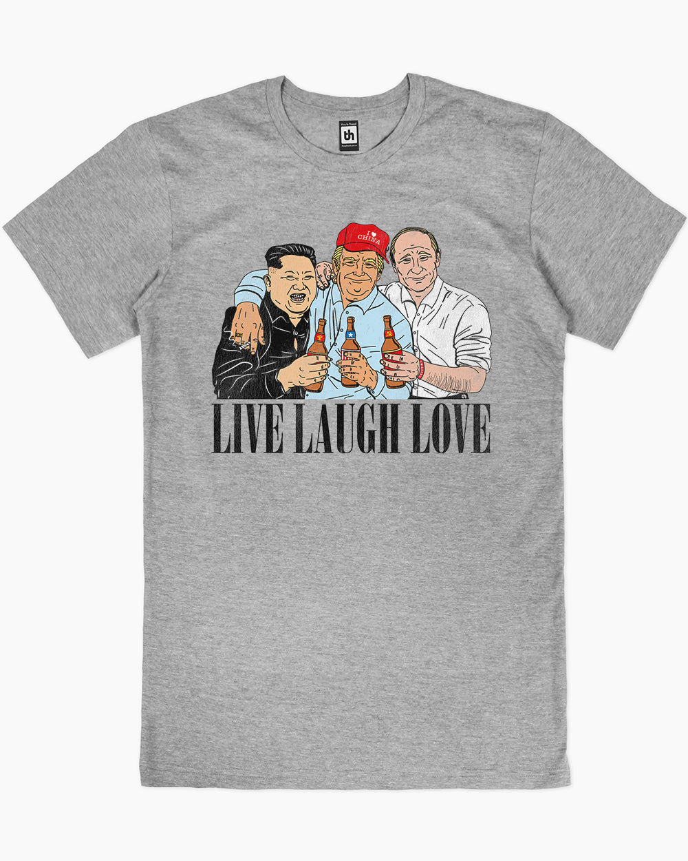 Live Laugh Love T-Shirt Australia Online #colour_grey