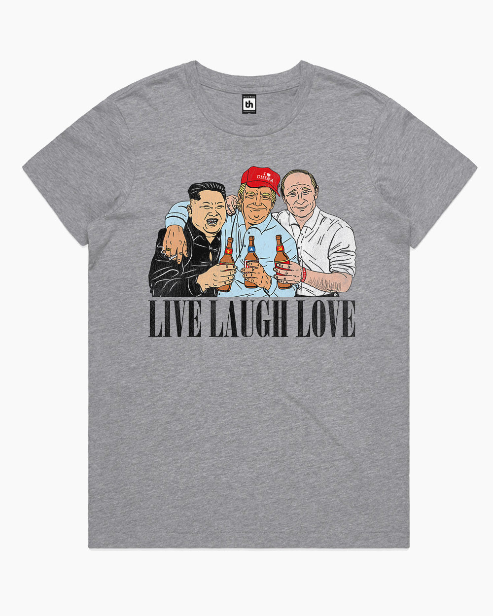 Live Laugh Love T-Shirt Australia Online #colour_grey