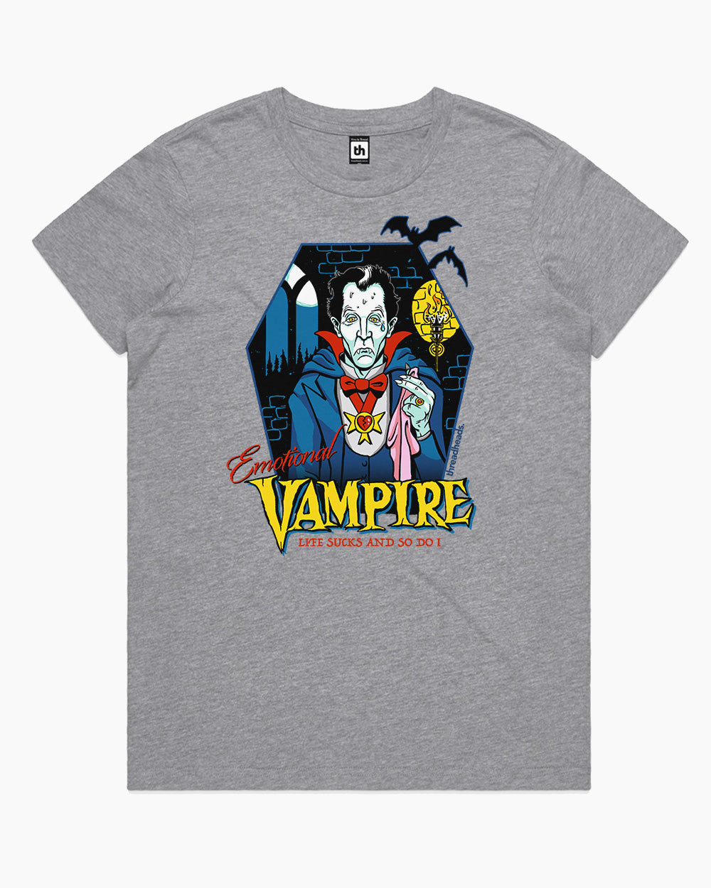 Emotional Vampire T-Shirt Australia Online #colour_grey