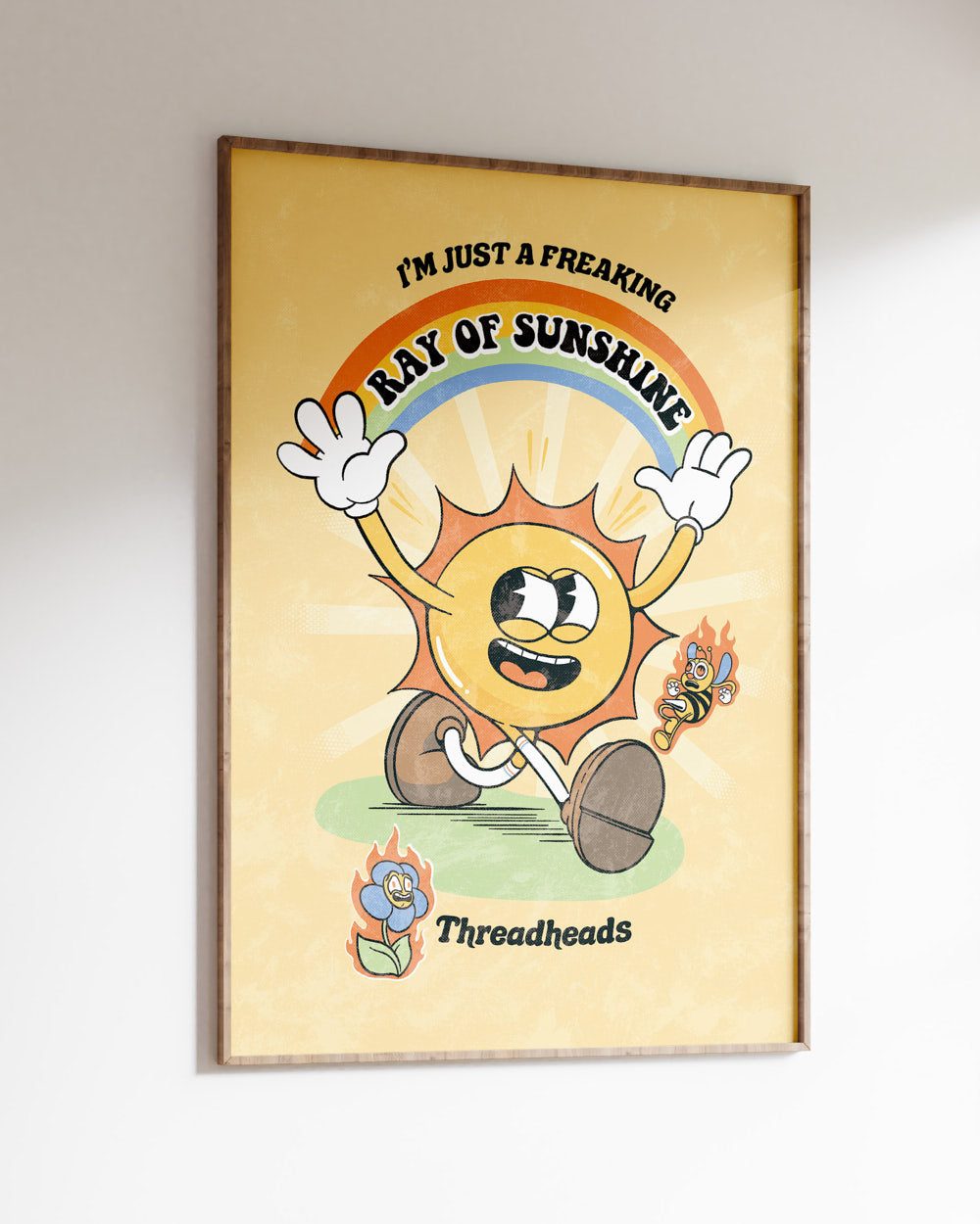 I'm Just a Freaking Ray Of Sunshine Art Print