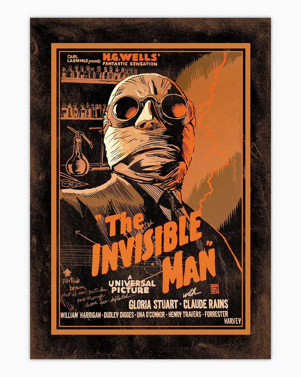 The Invisible Man Art Print | Wall Art
