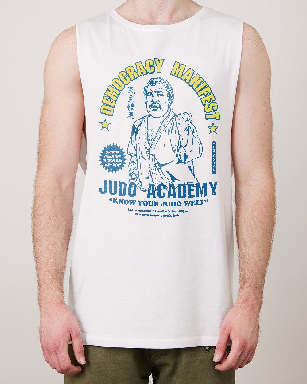 Democracy Manifest Judo Academy Tank Australia Online #colour_white