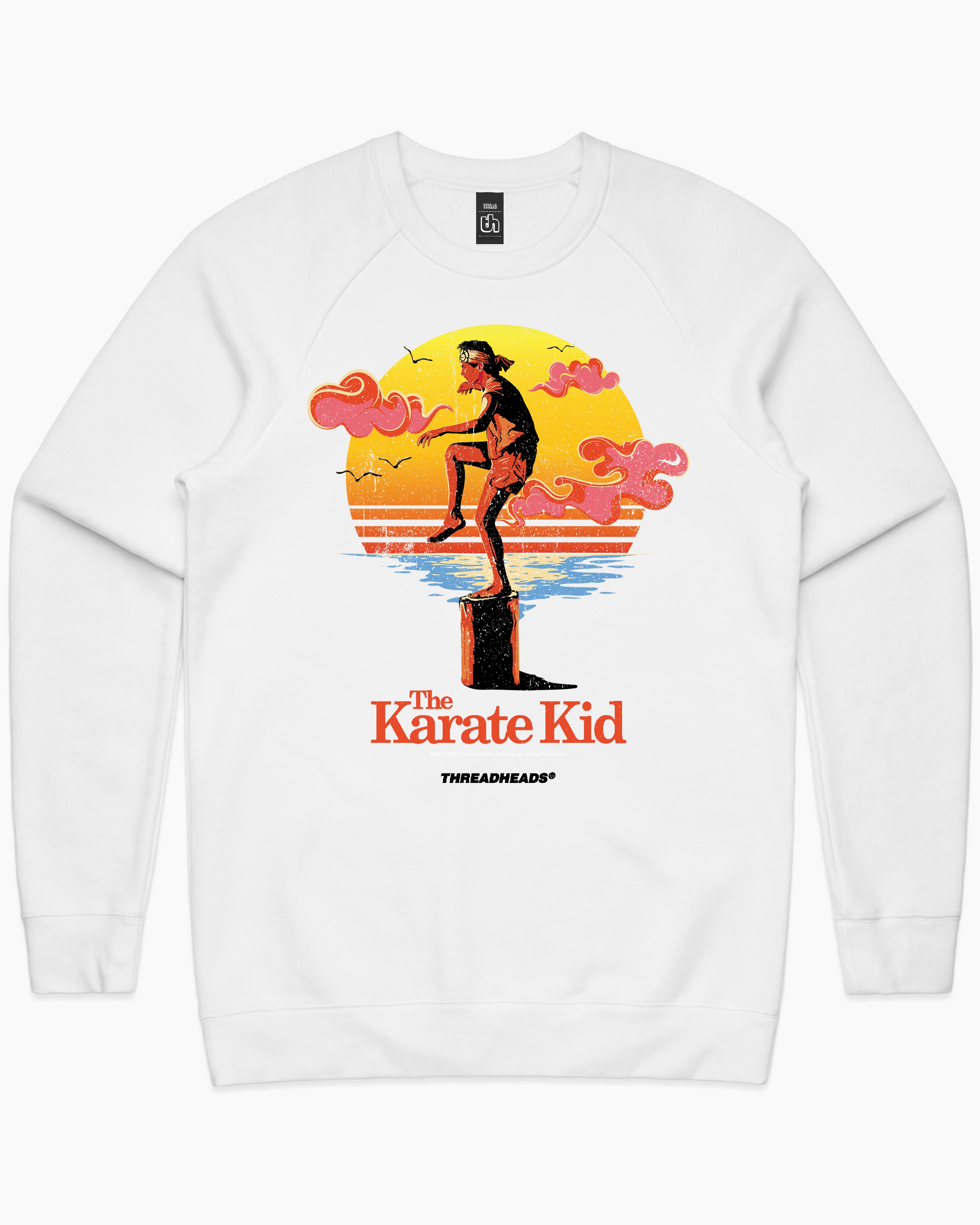 Karate Kid Crane Kick Sunset Jumper