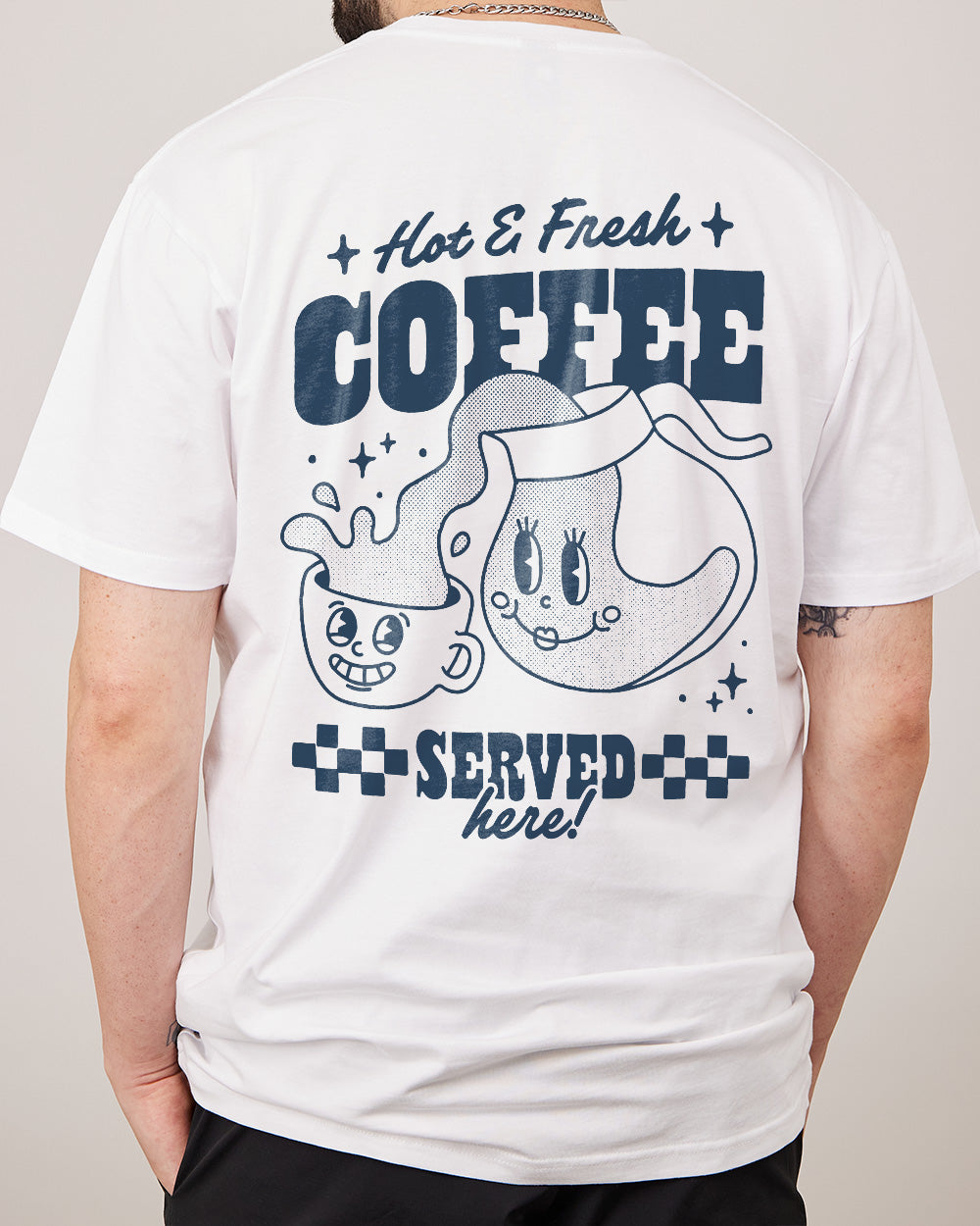 Hot & Fresh Coffee T-Shirt | Official Goodie Works Merch | Threadheads