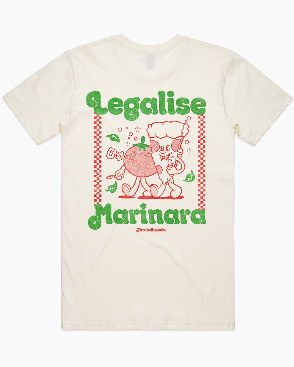Legalise Marinara T-Shirt Australia Online #colour_natural