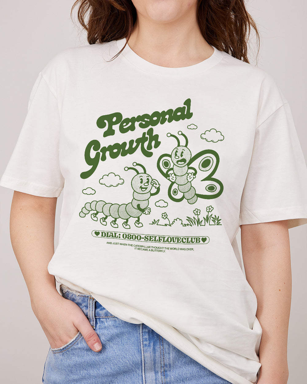 Personal Growth T-Shirt Australia Online #colour_natural