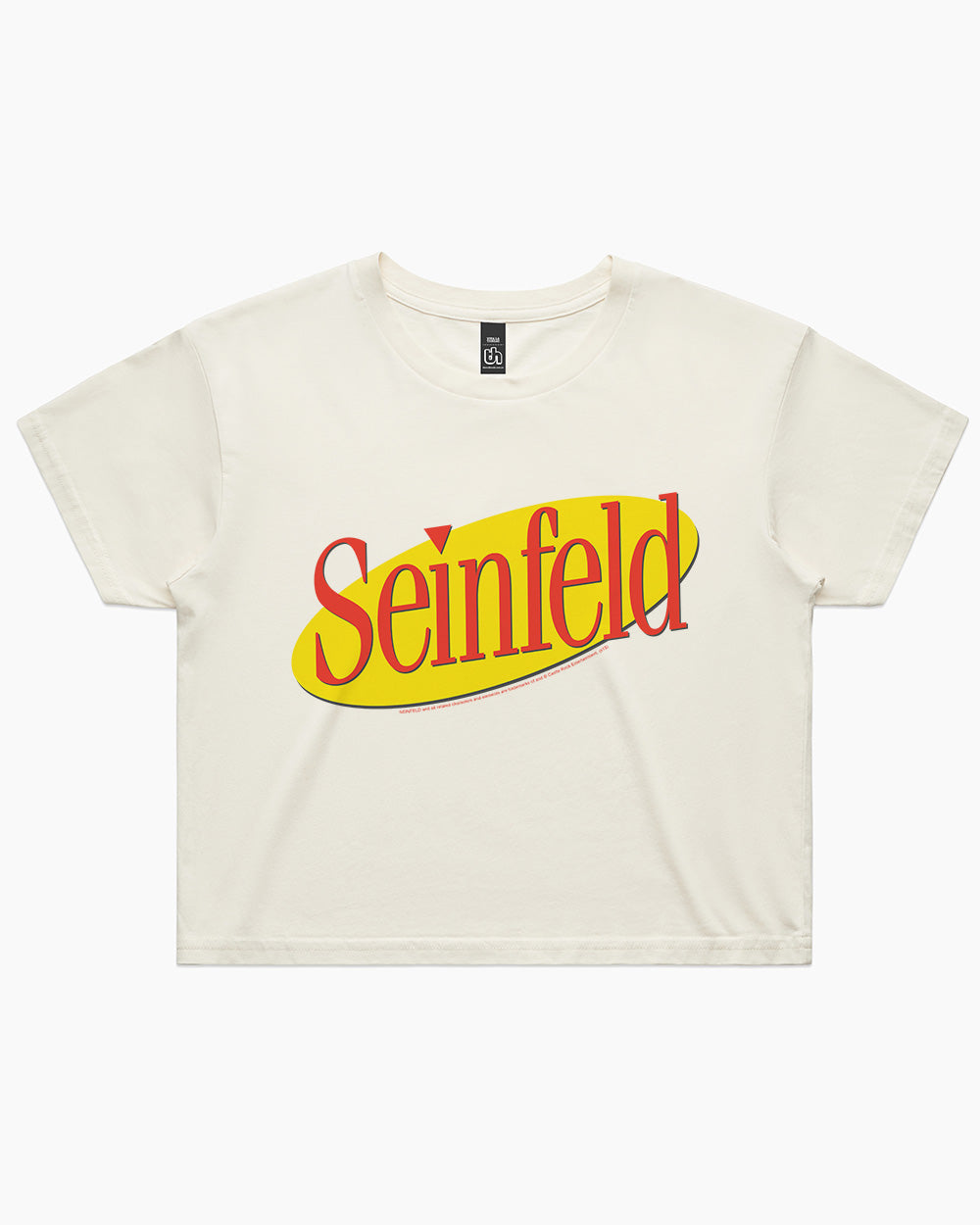 Seinfeld Logo Crop Tee Australia Online #colour_natural