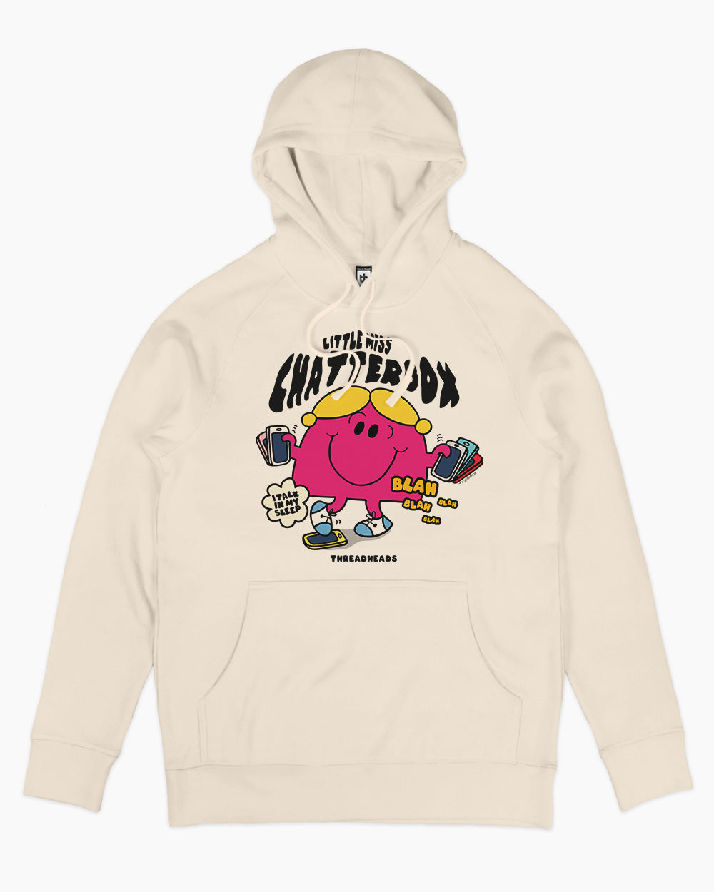 Little Miss Chatterbox Hoodie Australia Online #colour_natural