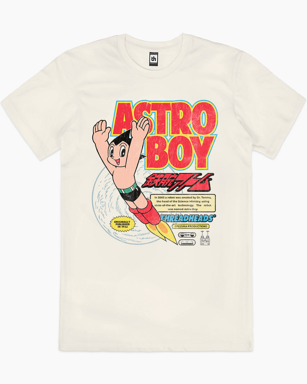 Astro Boy Vintage T-Shirt Australia Online #colour_natural