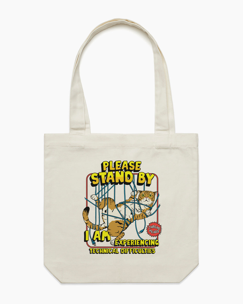 Technical Difficulties Tote Bag Australia Online #colour_natural