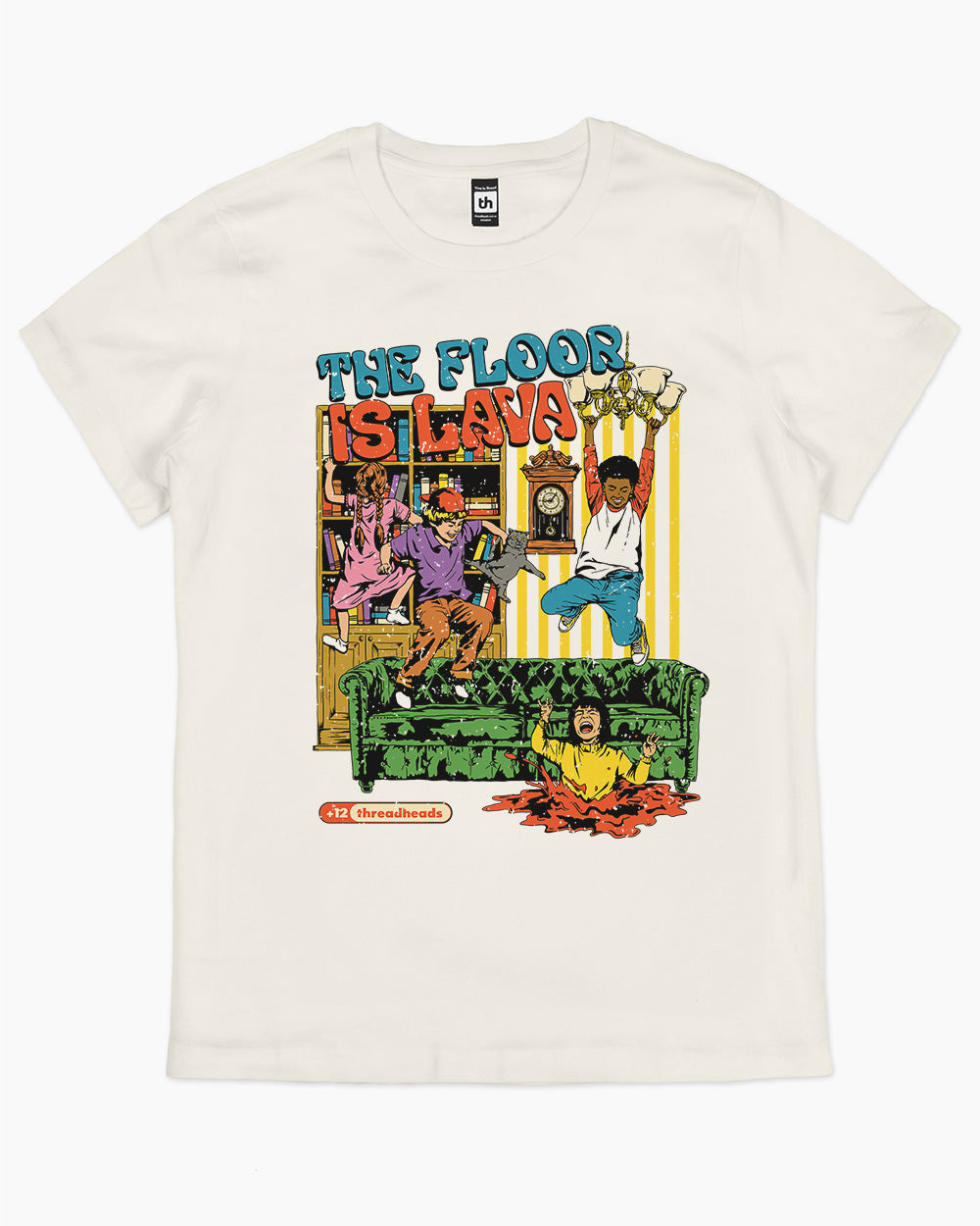 Floor is Lava T-Shirt Australia Online #colour_natural