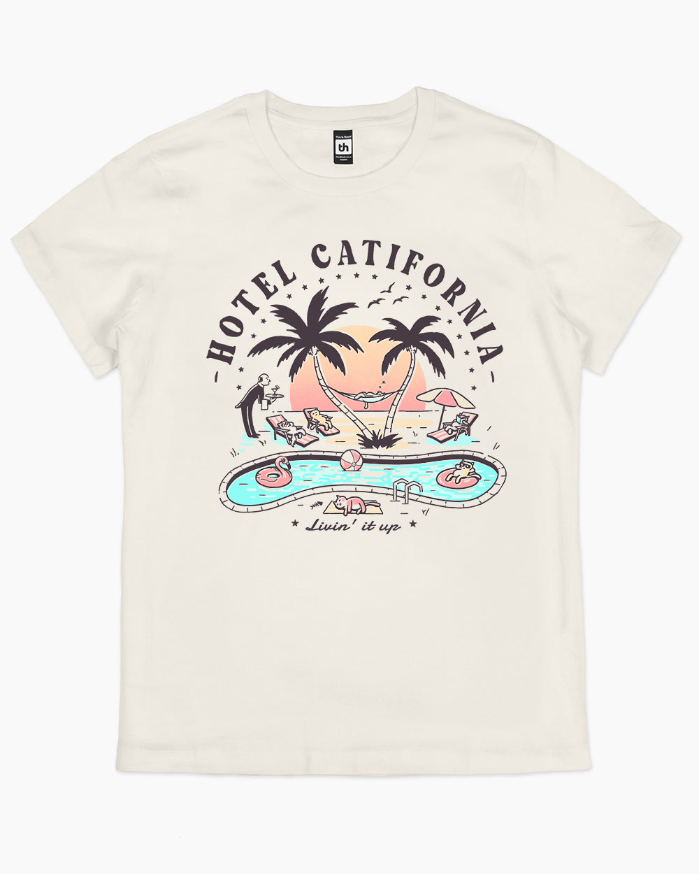 Hotel Catifornia T-Shirt Australia Online #colour_natural