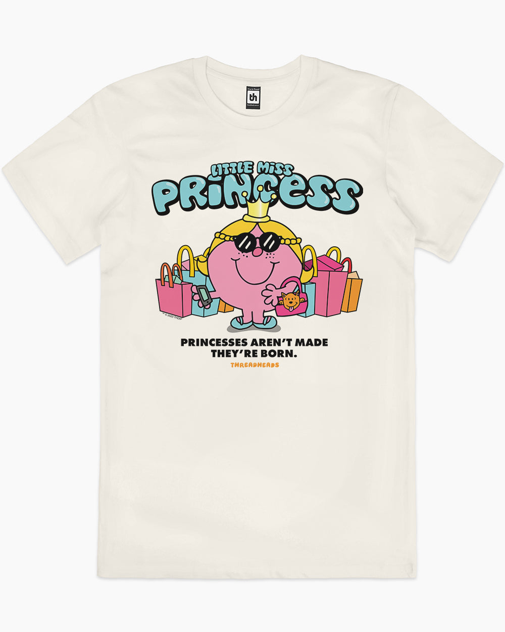 Little Miss Princess T-Shirt Australia Online #colour_natural