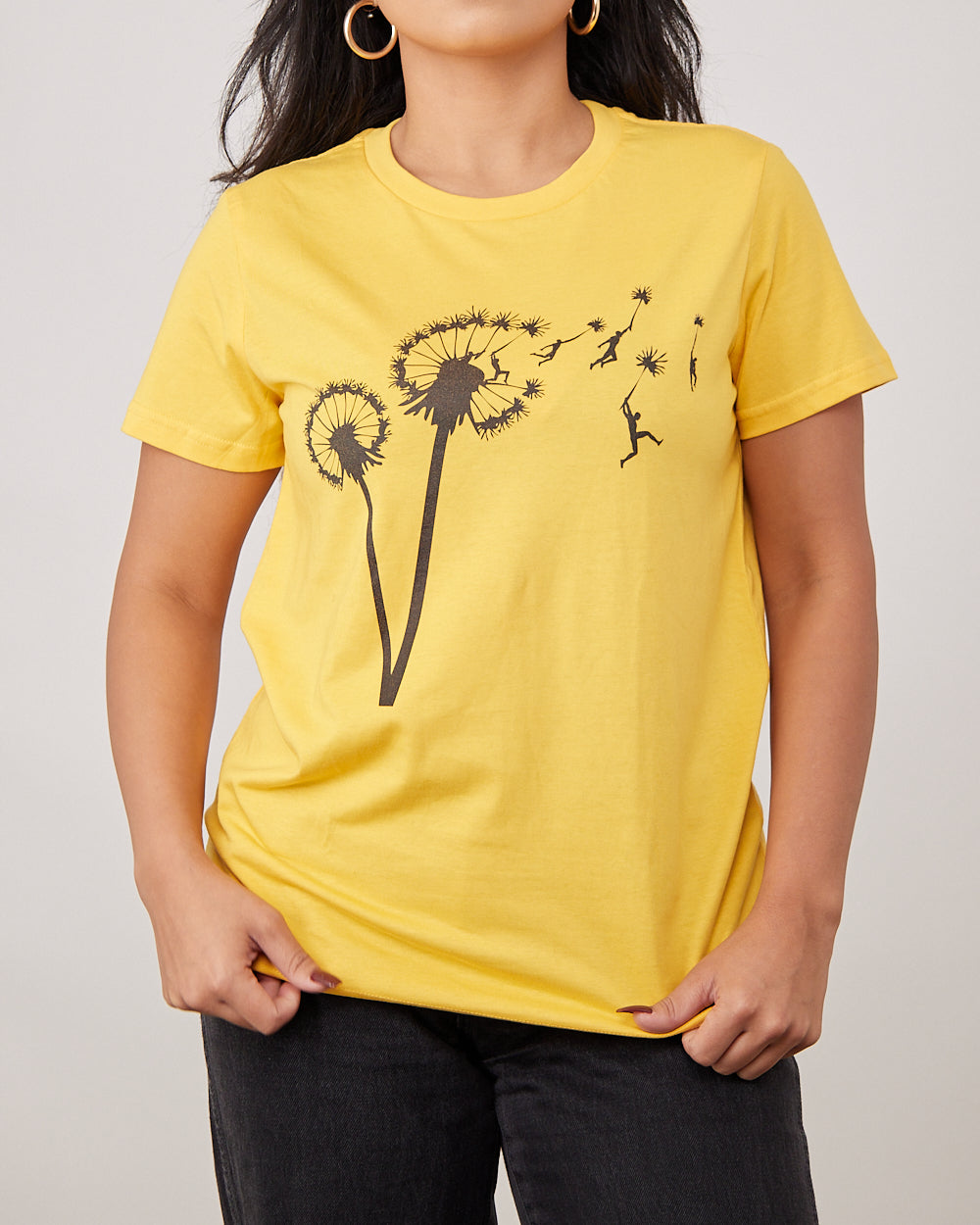 Dandelion Flight T-Shirt Australia Online #colour_yellow