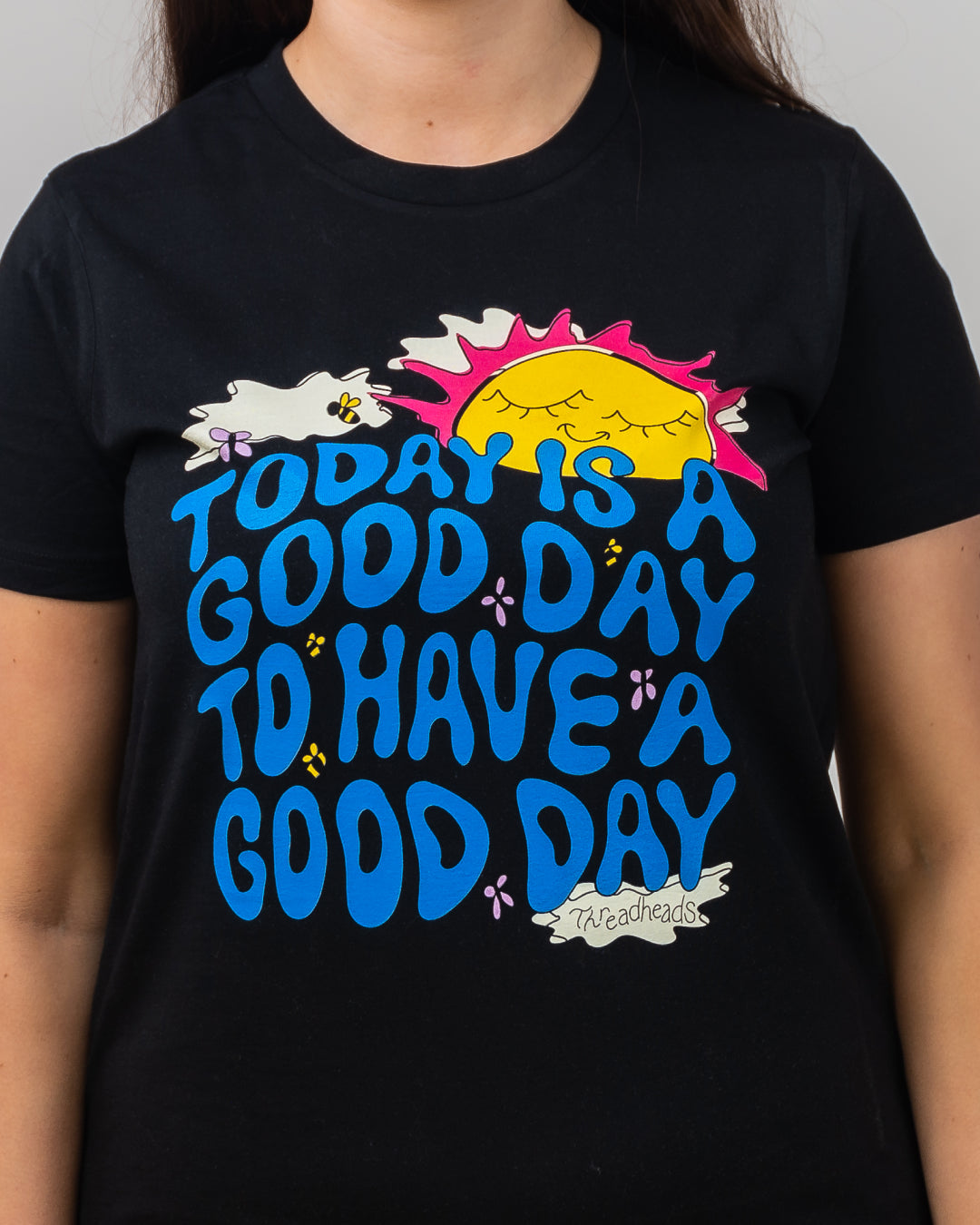 Good Day T-Shirt Australia Online #colour_black