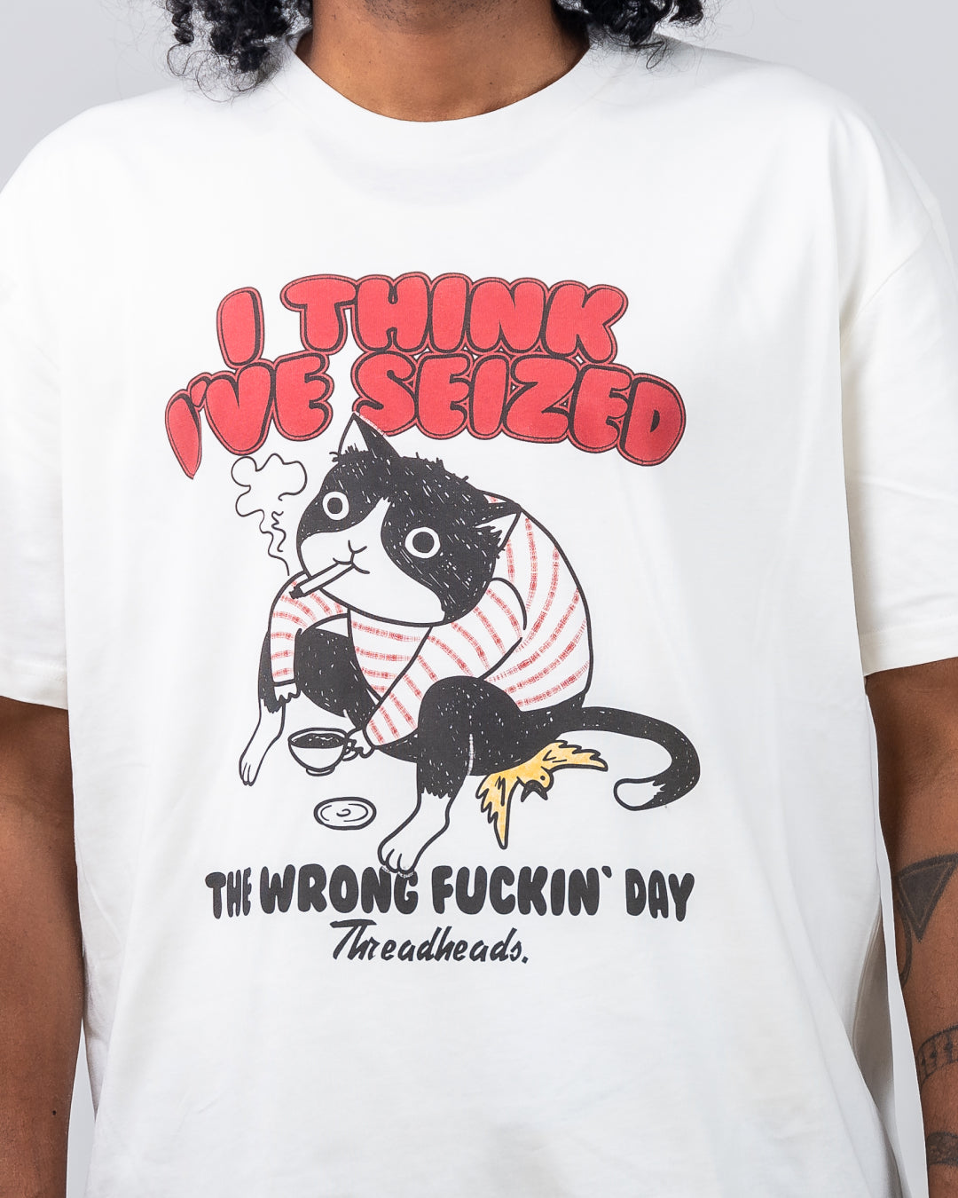 I Think I've Seized The Wrong Fucking Day T-Shirt Australia Online #colour_white
