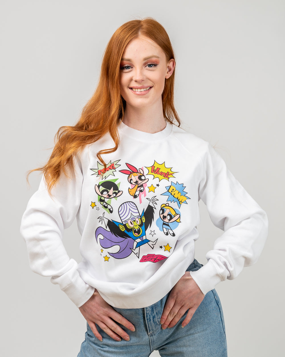 Powerpuff Pow Sweater Australia Online #colour_white
