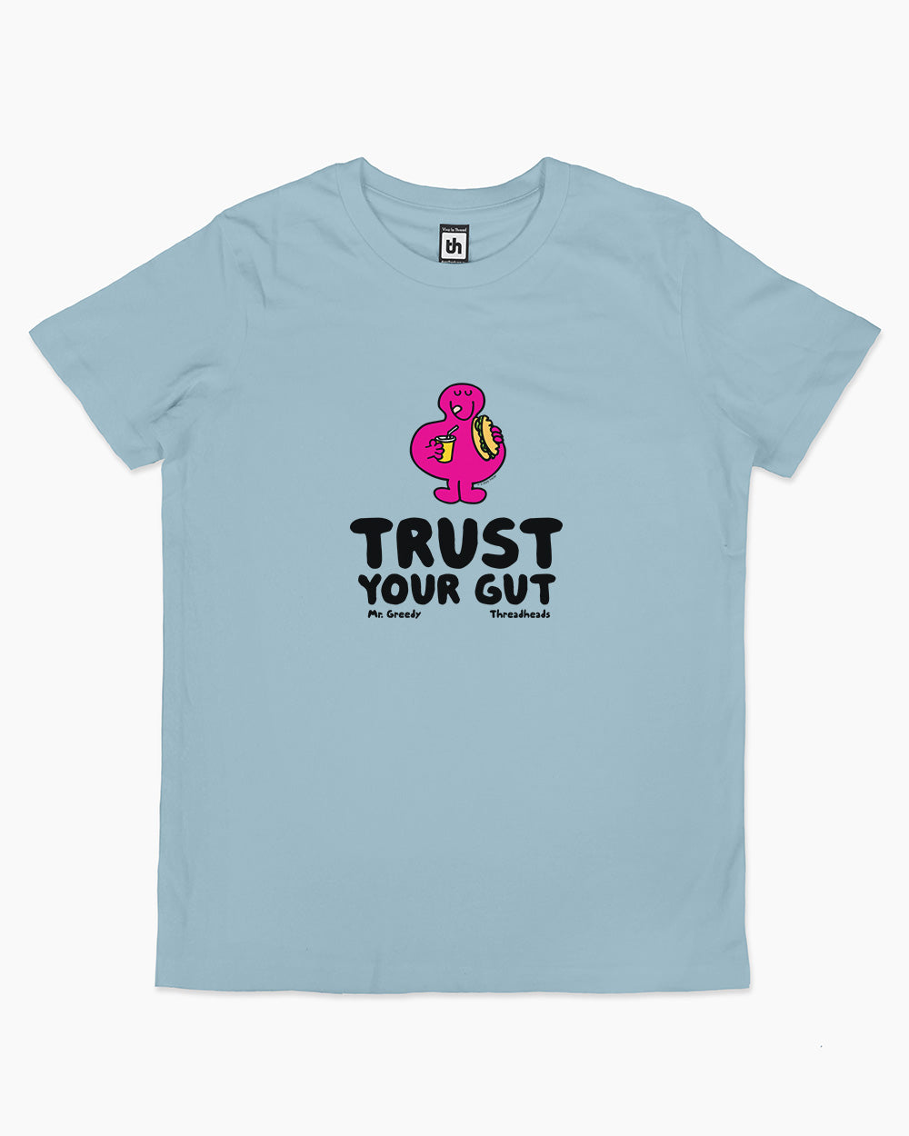 Trust Your Gut Kids T-Shirt Australia Online #colour_pale blue