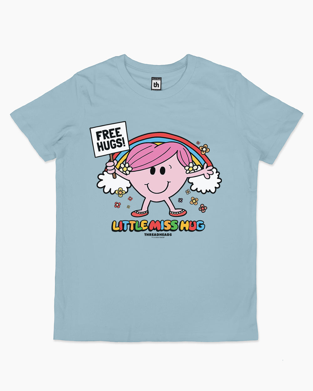 Little Miss Hug Kids T-Shirt Australia Online #colour_pale blue