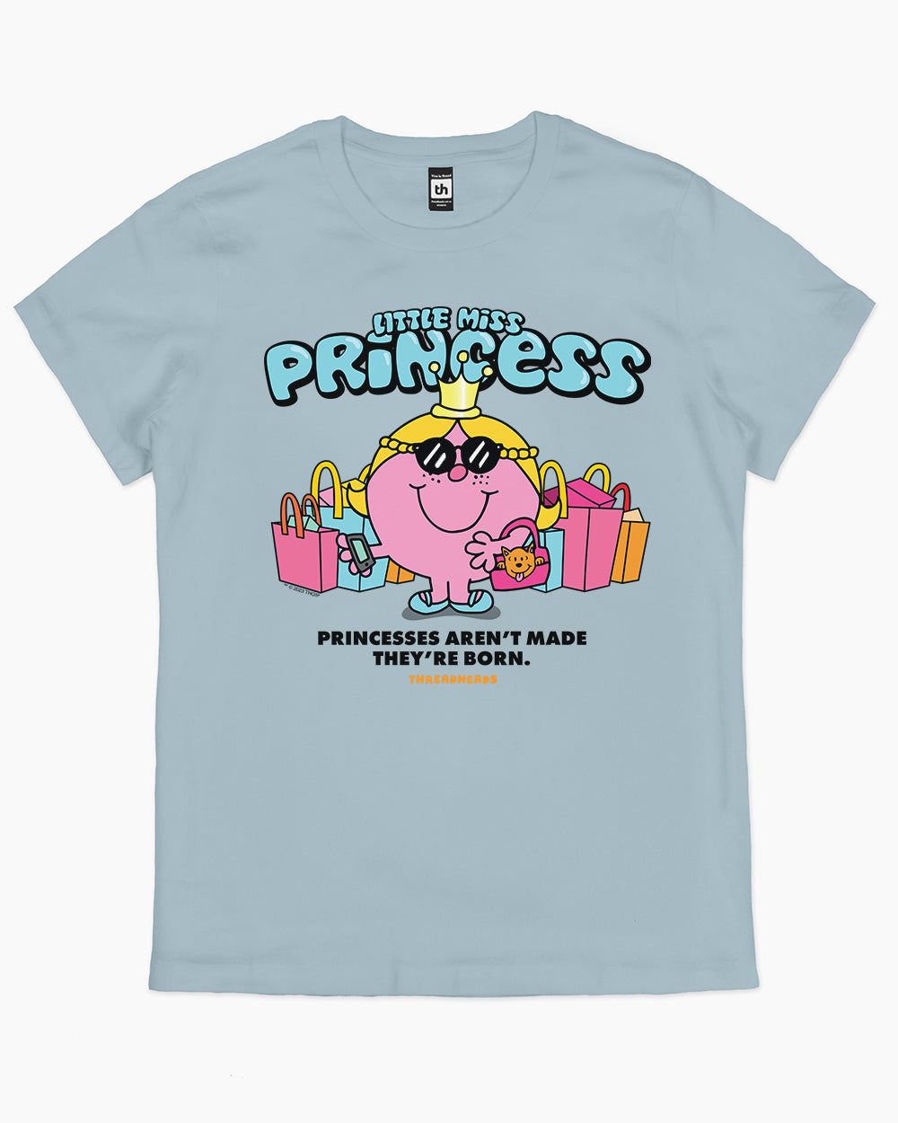 Little Miss Princess T-Shirt Australia Online #colour_pale blue