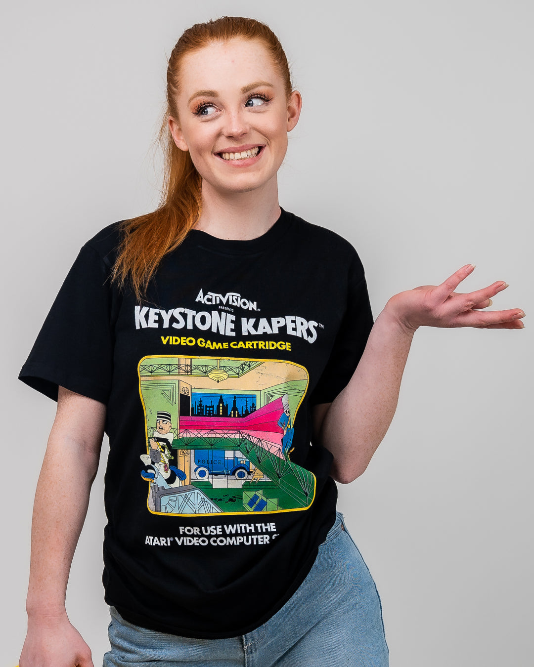 Keystone Kapers Vintage T-Shirt Australia Online #colour_black