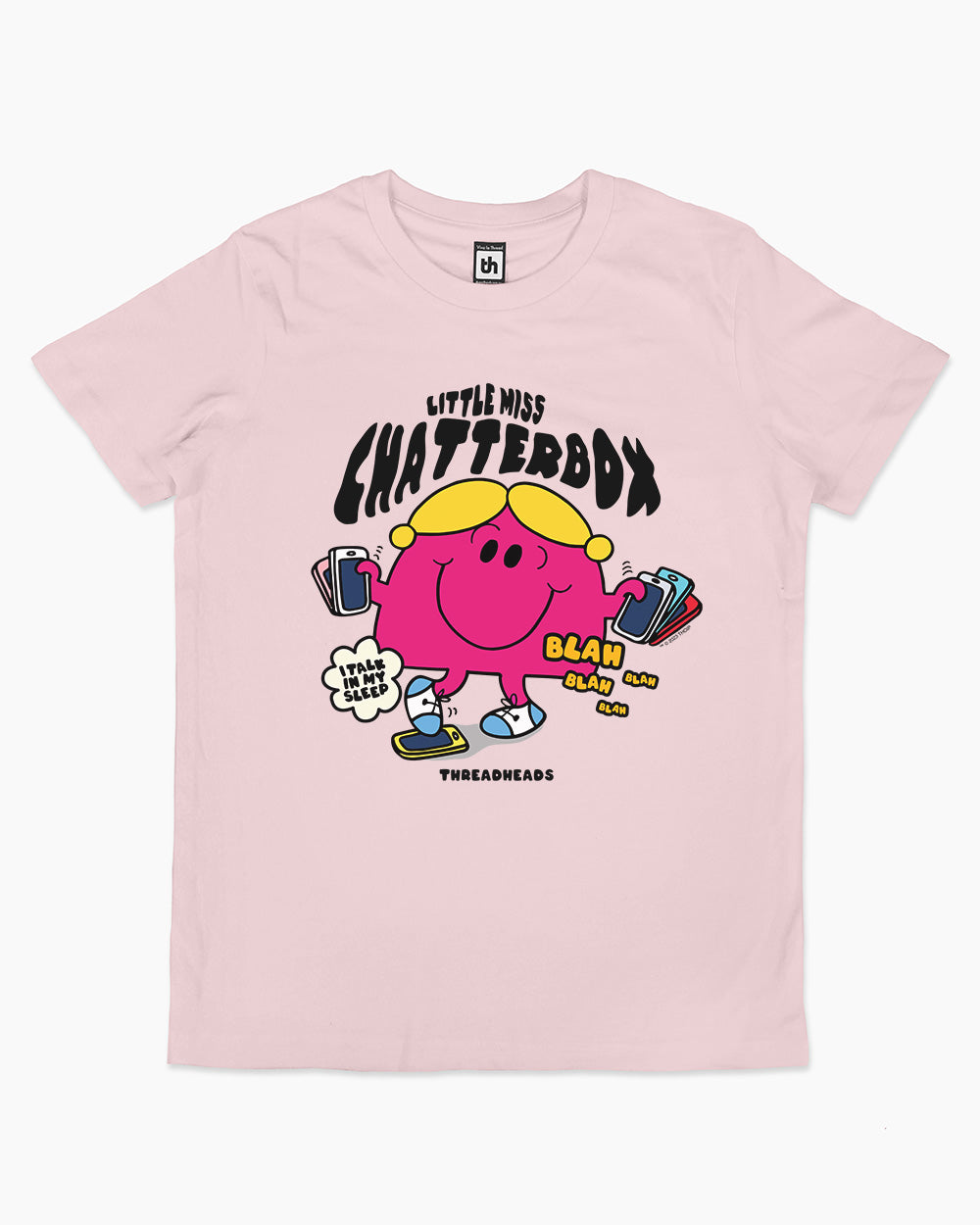 Little Miss Chatterbox Kids T-Shirt Australia Online #colour_pink