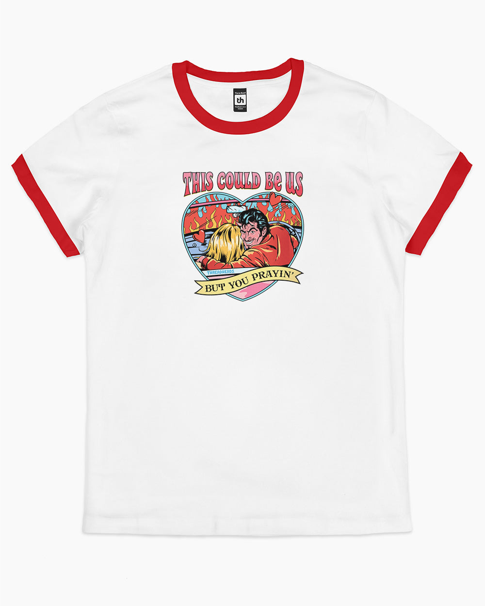 This Could Be Us T-Shirt Australia Online #colour_red ringer