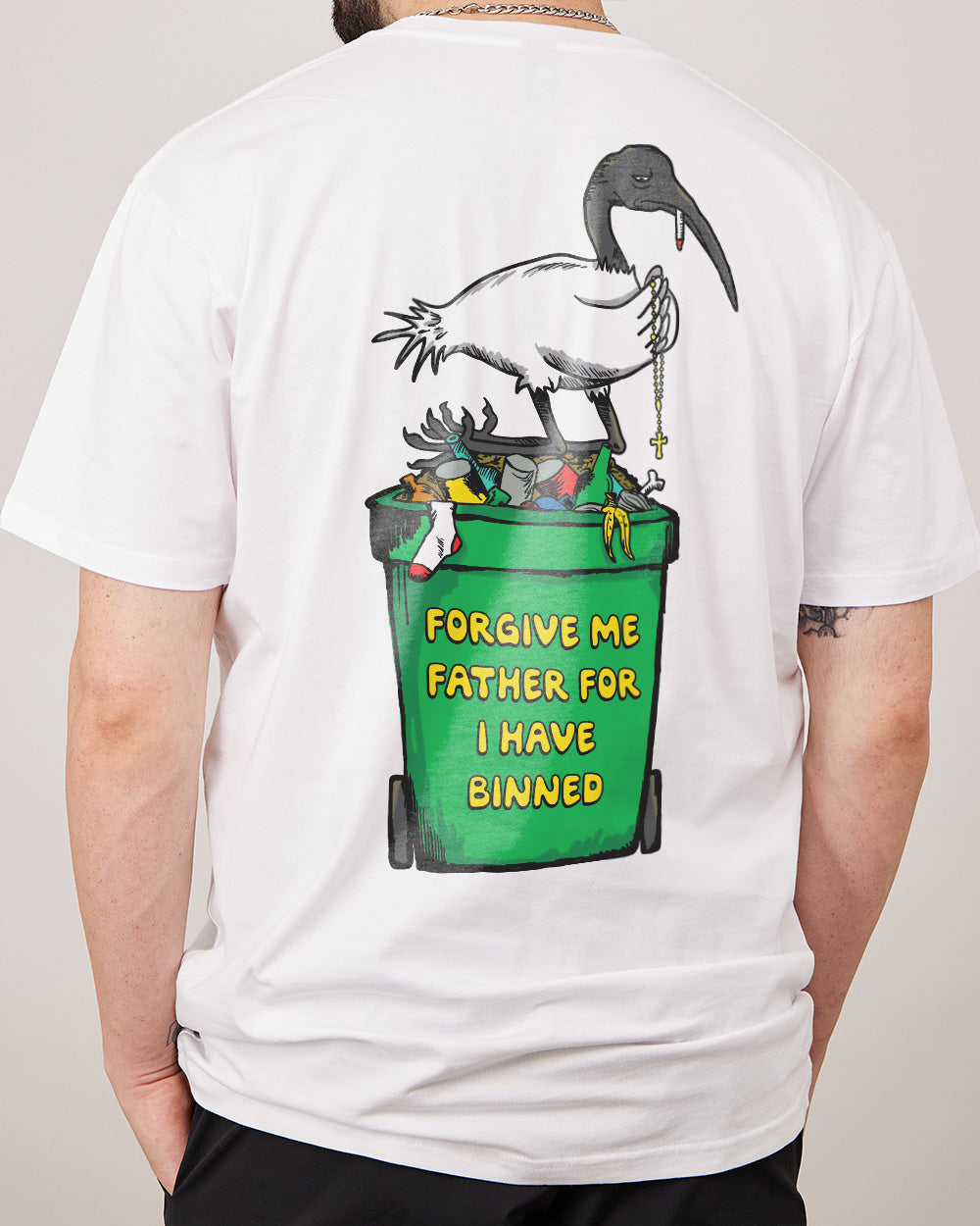 Forgive Me For I Have Binned T Shirt Funny Aussie T Shirt Threadheads