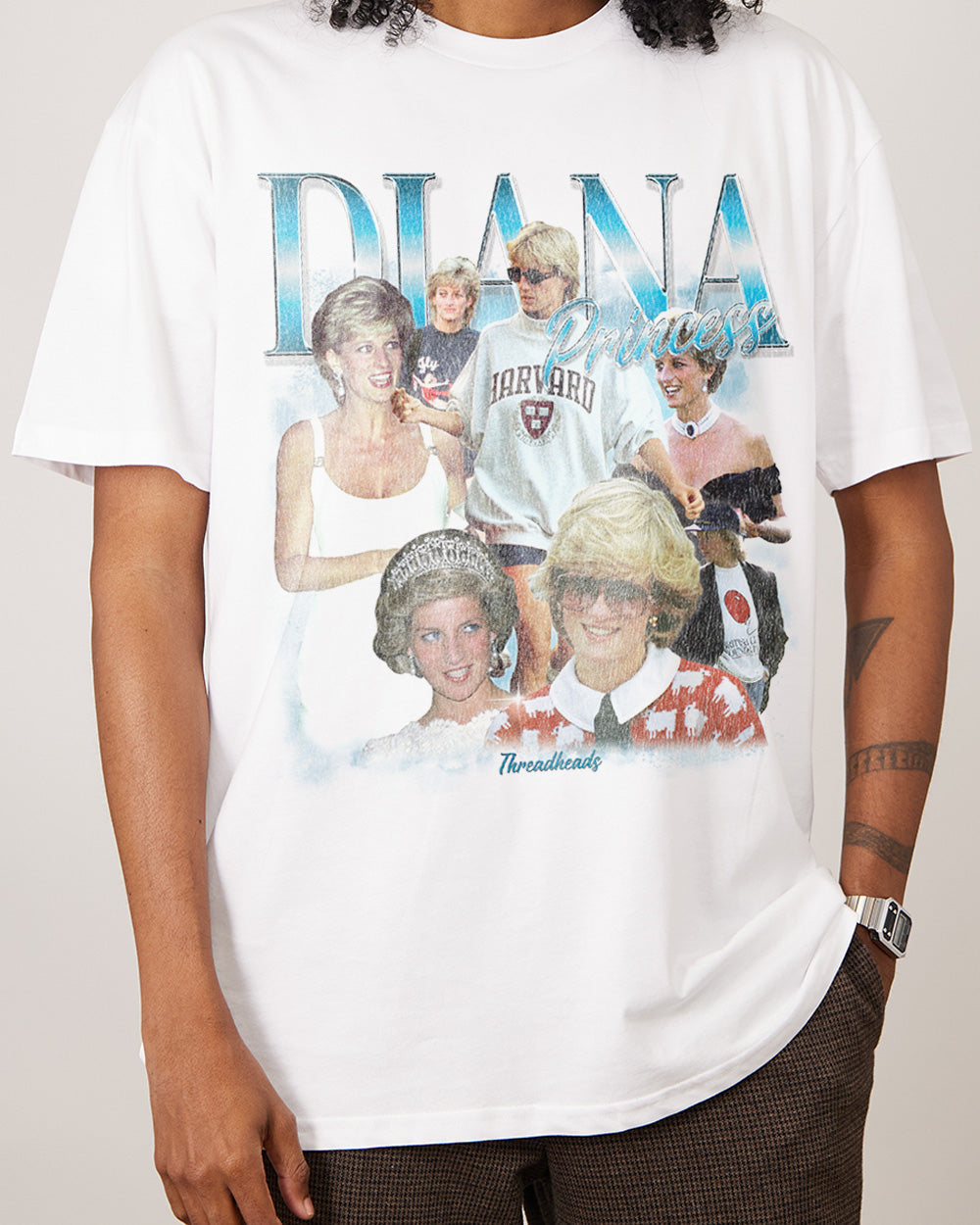 Princess Diana T-Shirt Australia Online #colour_white
