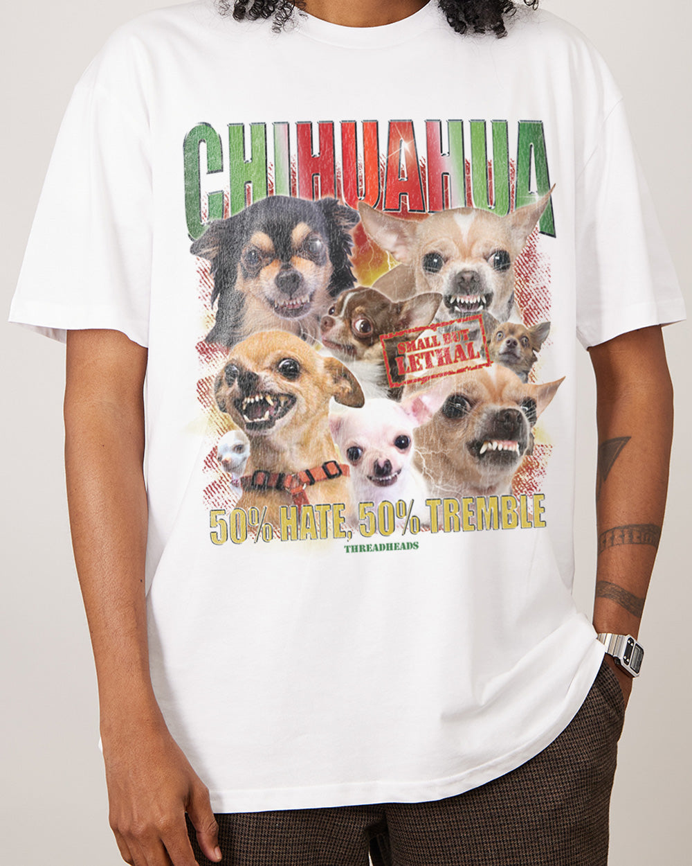 The Chihuahua T-Shirt Australia Online #colour_white