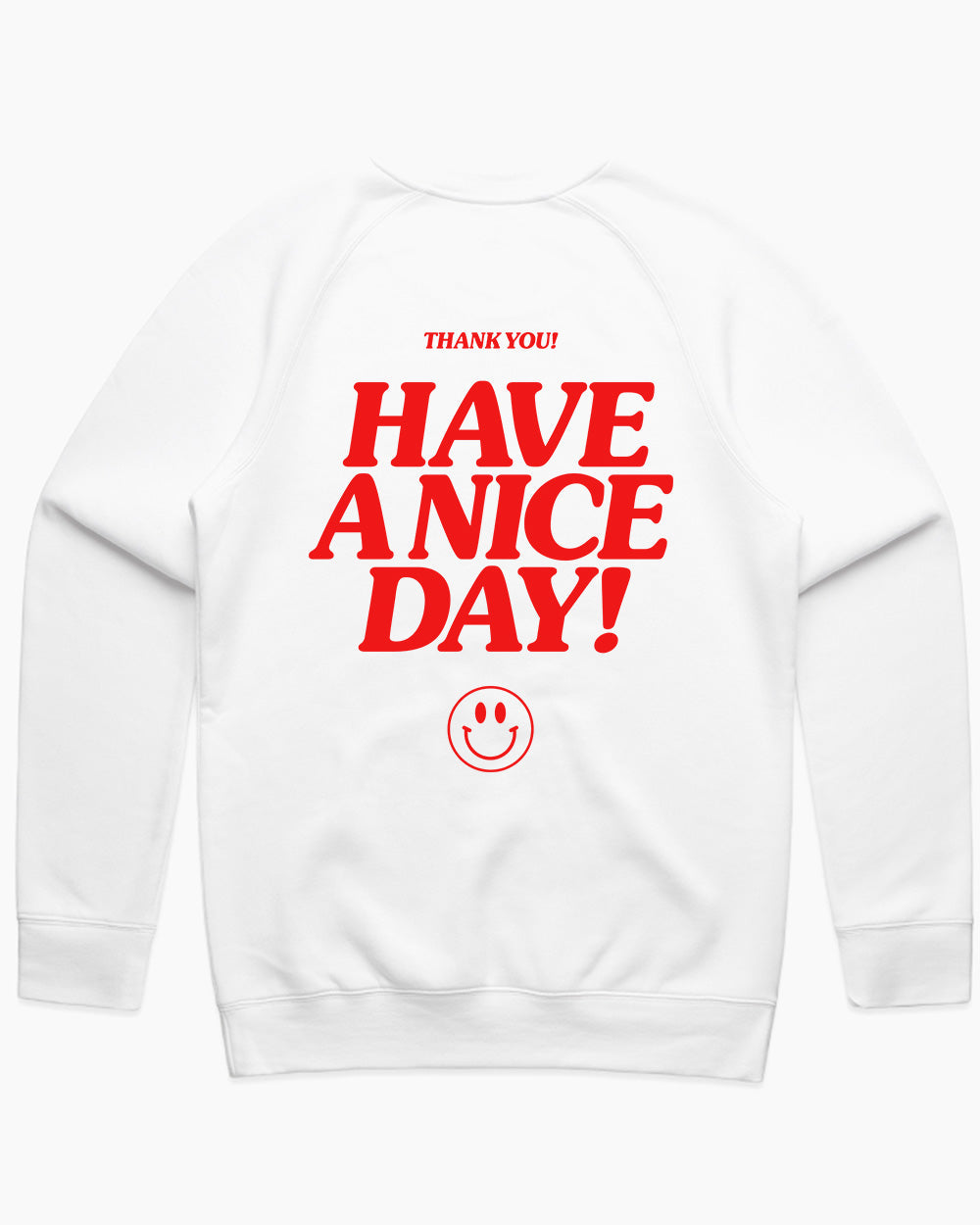 Have A Nice Day! Jumper Australia Online #colour_white