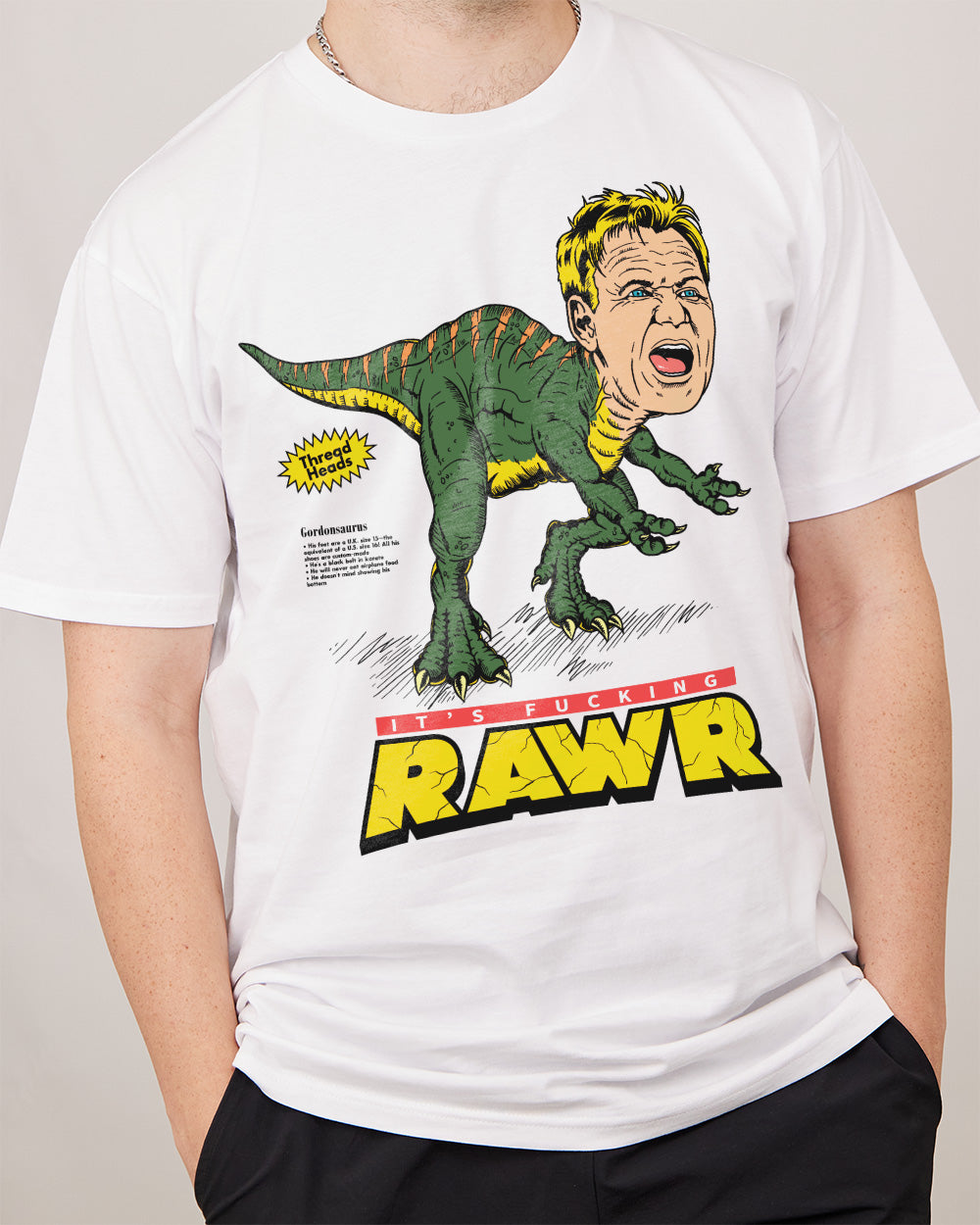 It's Rawr T-Shirt Australia Online #colour_white