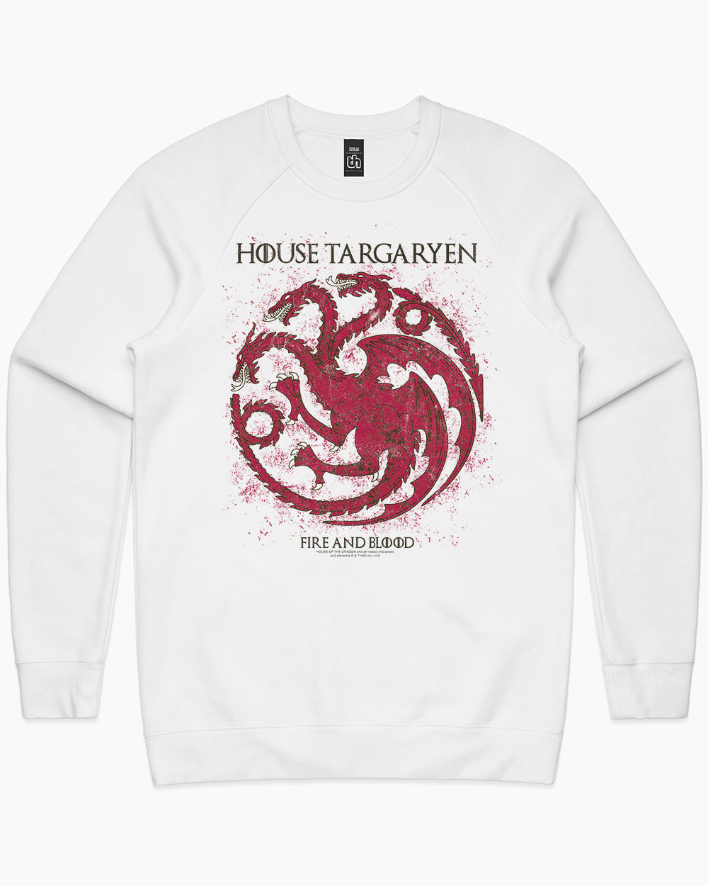 Targaryen Sigil Sweater Australia Online #colour_white