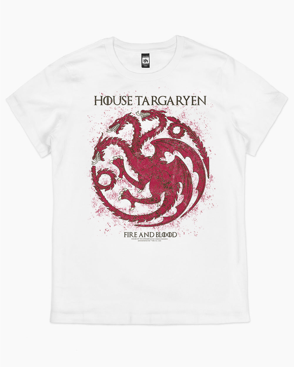 Targaryen Sigil T-Shirt Australia Online #colour_white