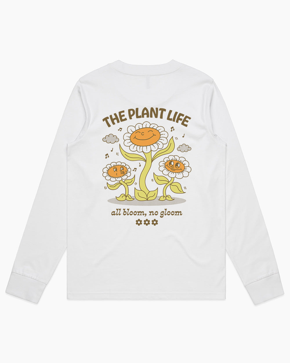The Plant Life Long Sleeve Australia Online #colour_white