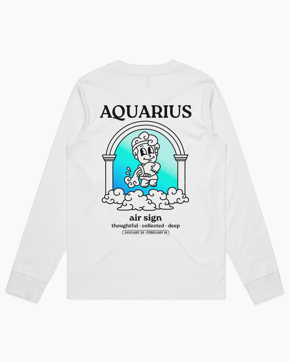 Aquarius Long Sleeve Australia Online #colour_white