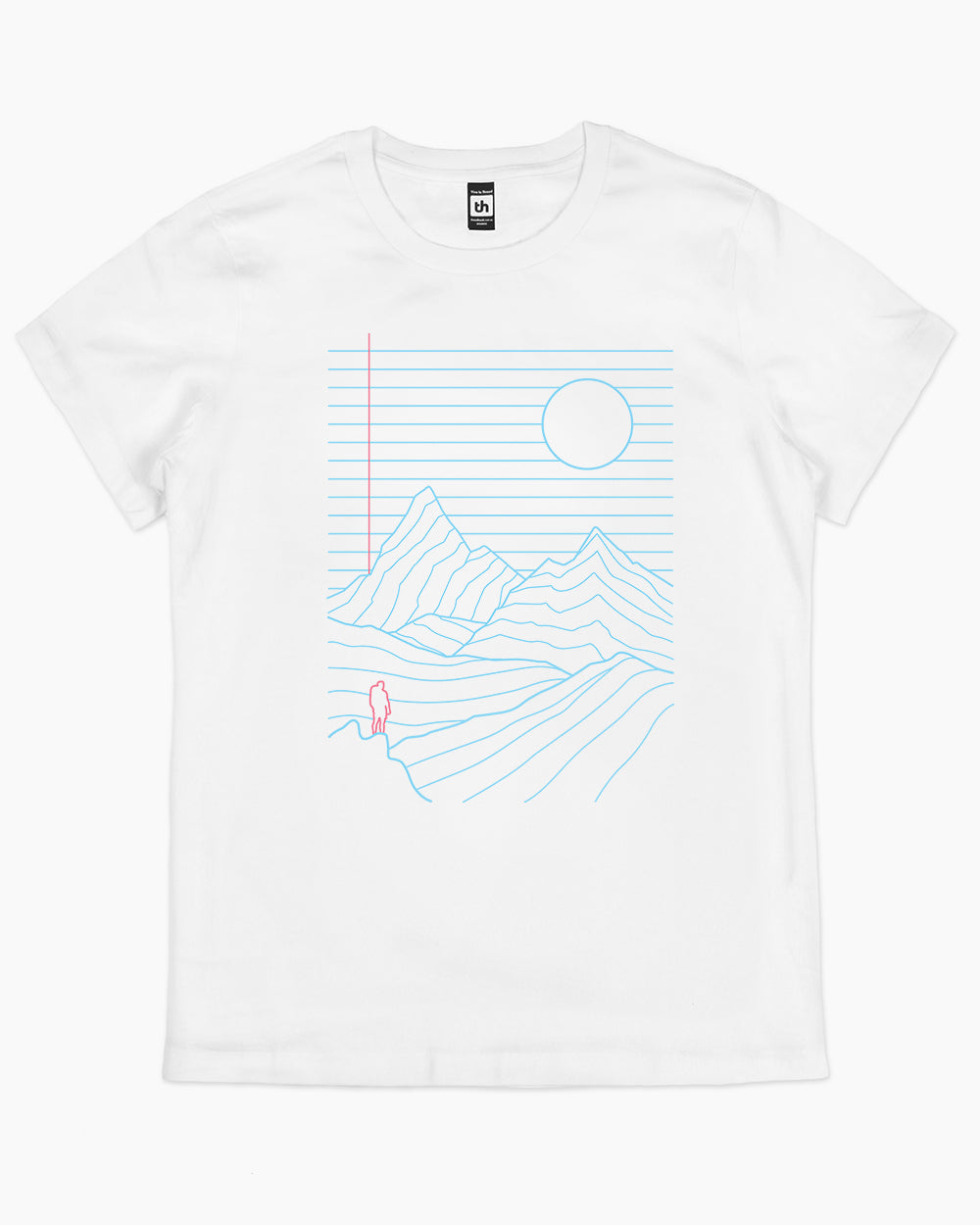 Linescape T-Shirt Australia Online #colour_white
