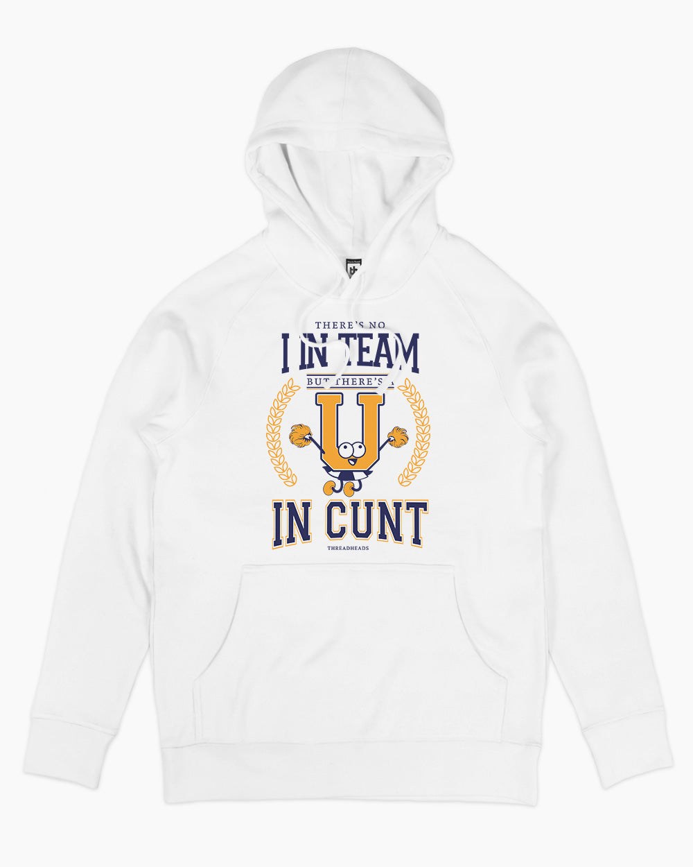 There's No 'I' In Team Hoodie Australia Online #colour_white