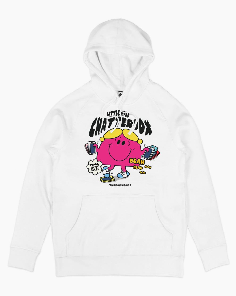Little Miss Chatterbox Hoodie Australia Online #colour_white