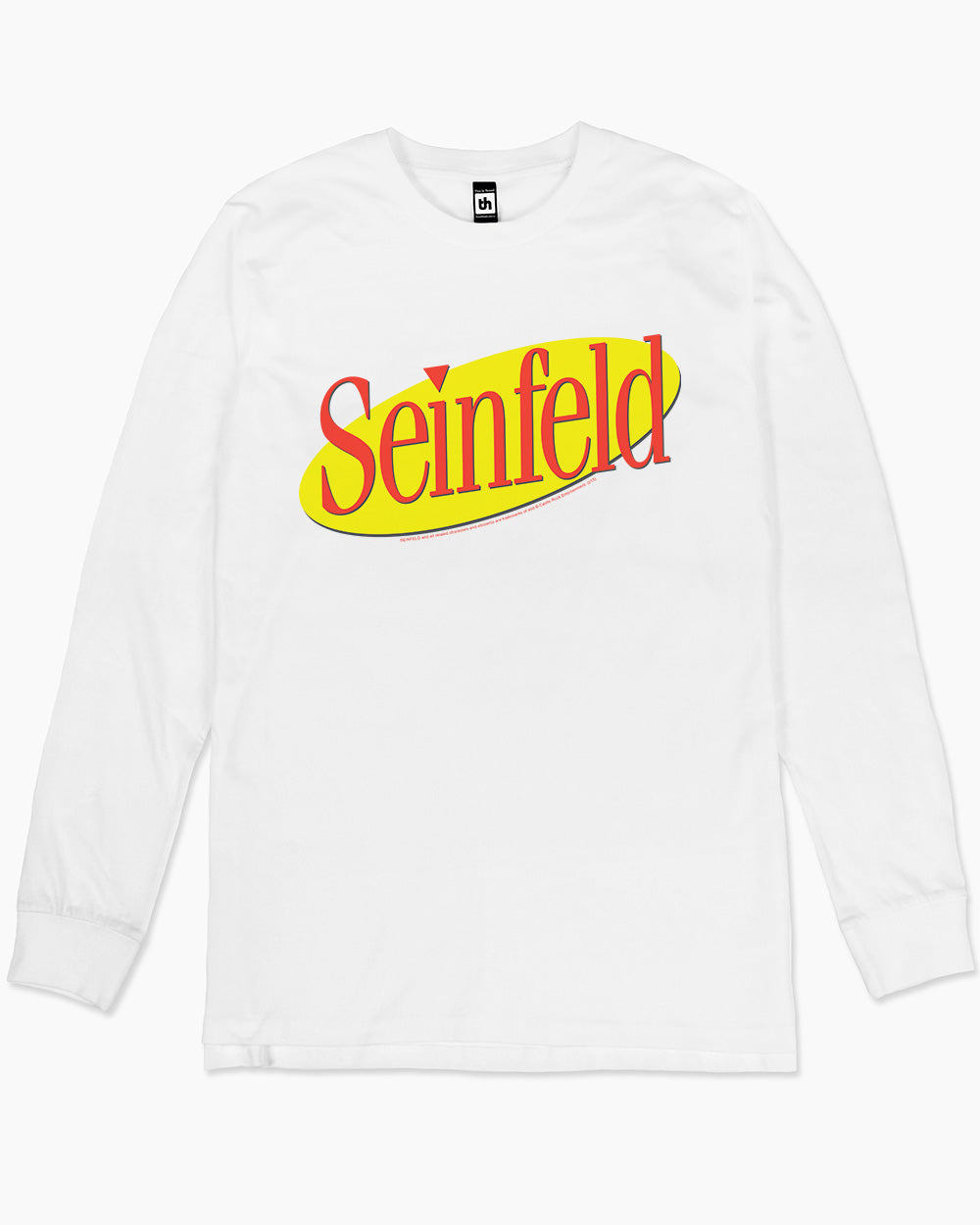 Seinfeld Logo Long Sleeve Australia Online #colour_white