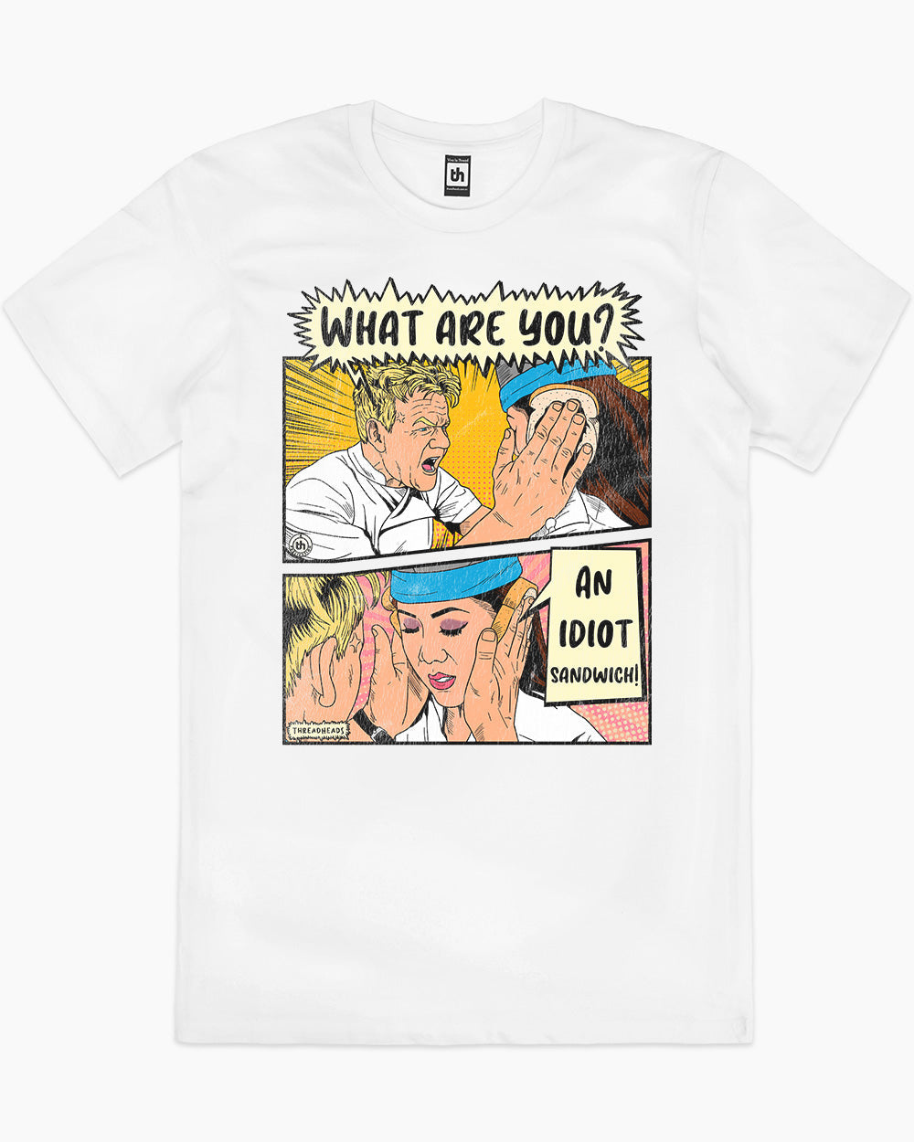 Idiot Sandwich T-Shirt Australia Online #colour_white