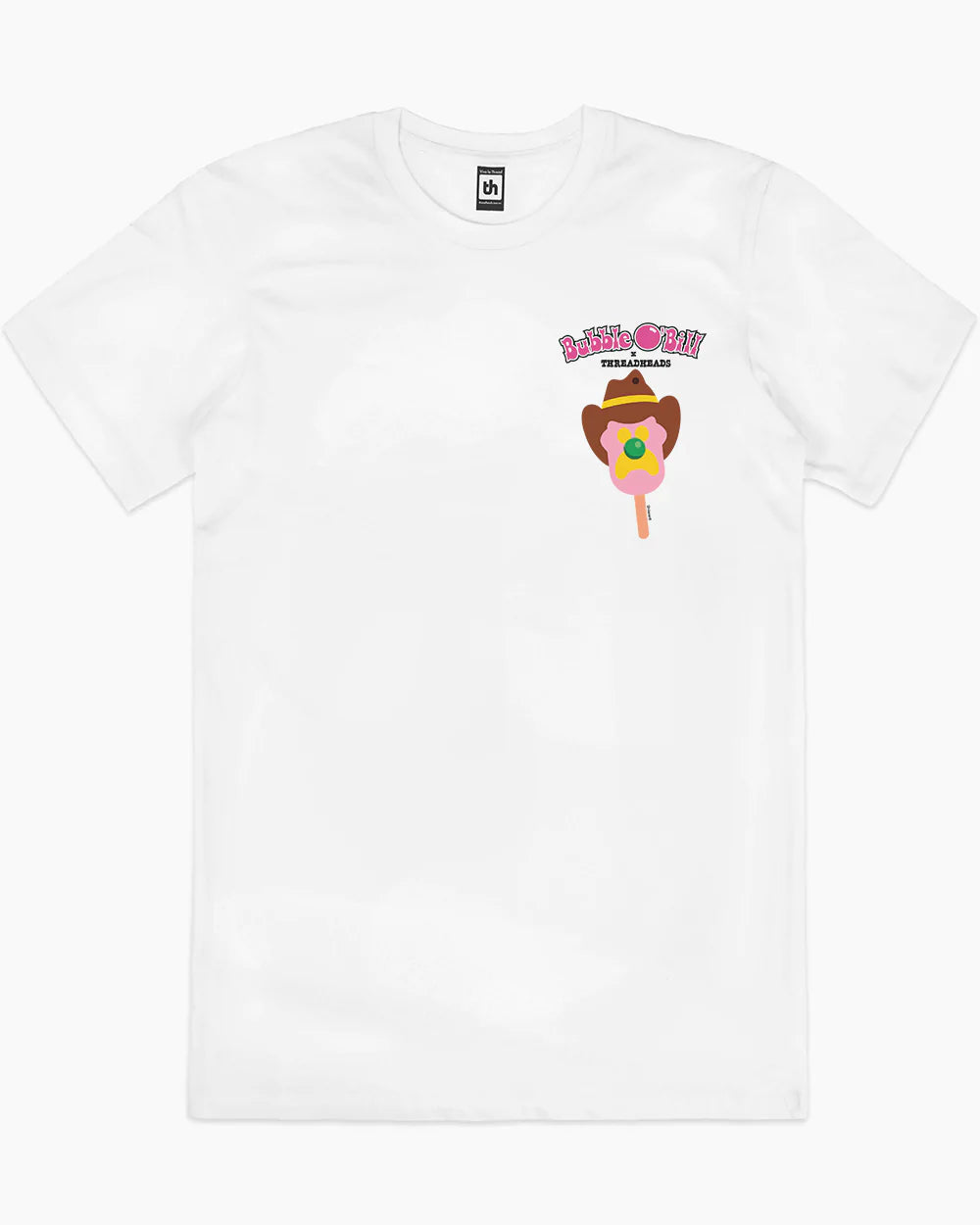 Bubble O'Bill Head T-Shirt Australia Online #colour_white