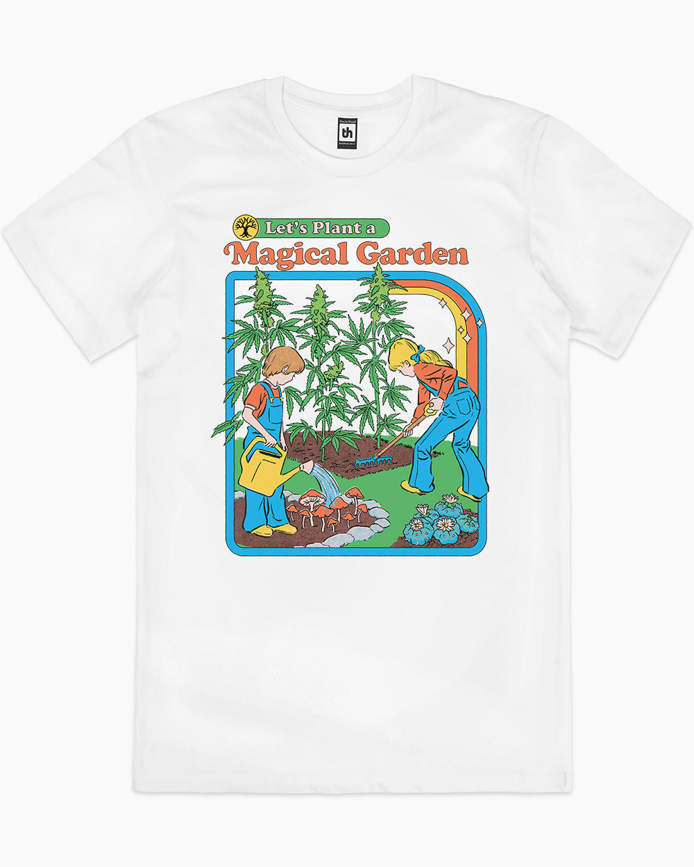 Magical Garden T-Shirt Australia Online #colour_white