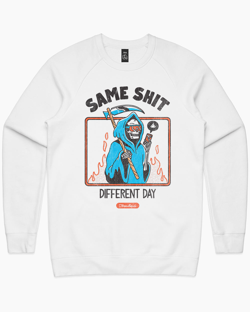 Same Shit Different Day Sweater Australia Online #colour_white