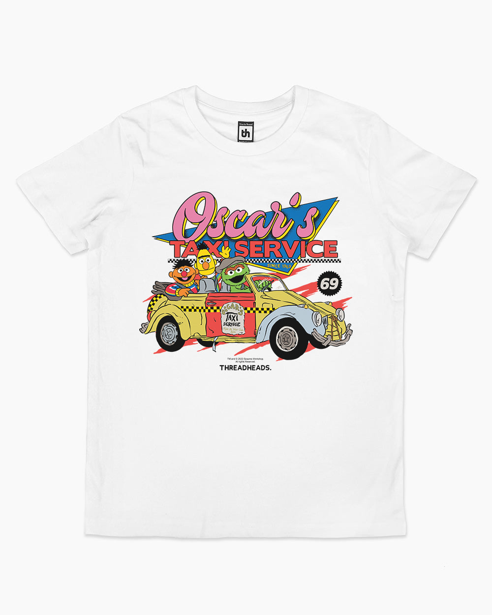 Oscar's Taxi Service Kids T-Shirt Australia Online #colour_white