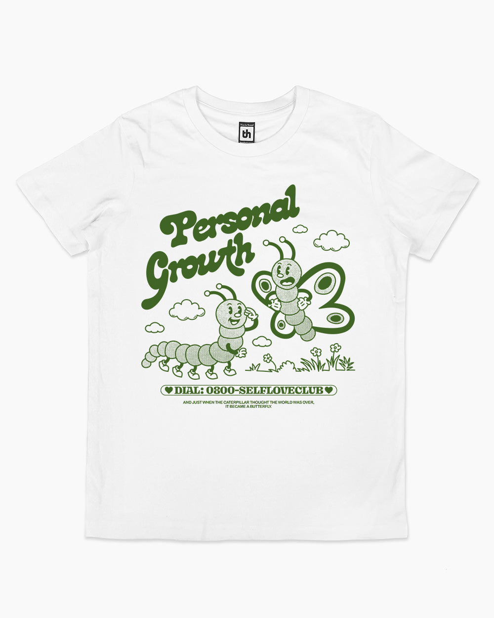 Personal Growth Kids T-Shirt Australia Online #colour_white