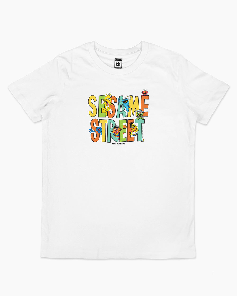 Sesame Street Friends Kids T-Shirt Australia Online #colour_white