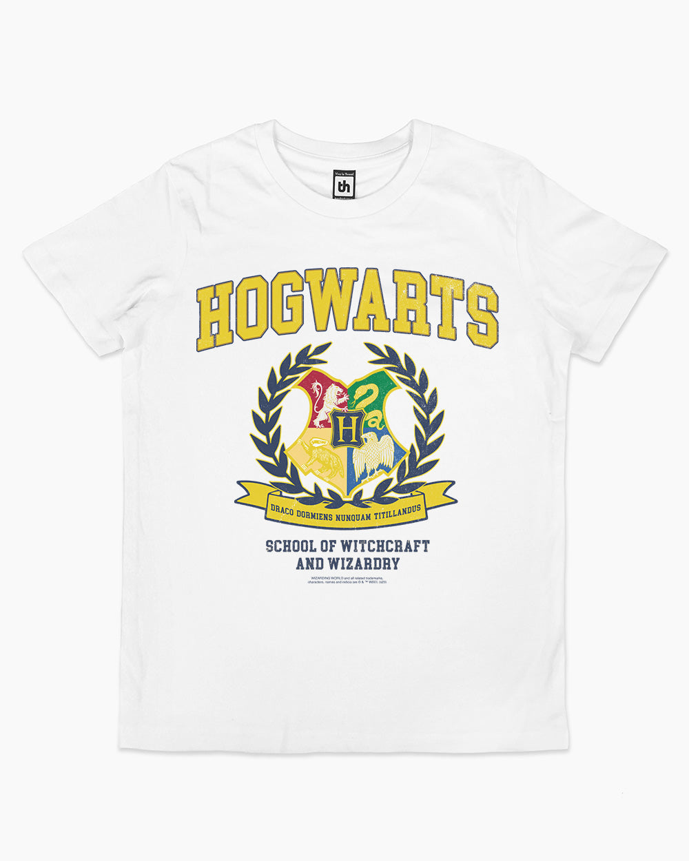 Hogwarts College Kids T-Shirt Australia Online #colour_white