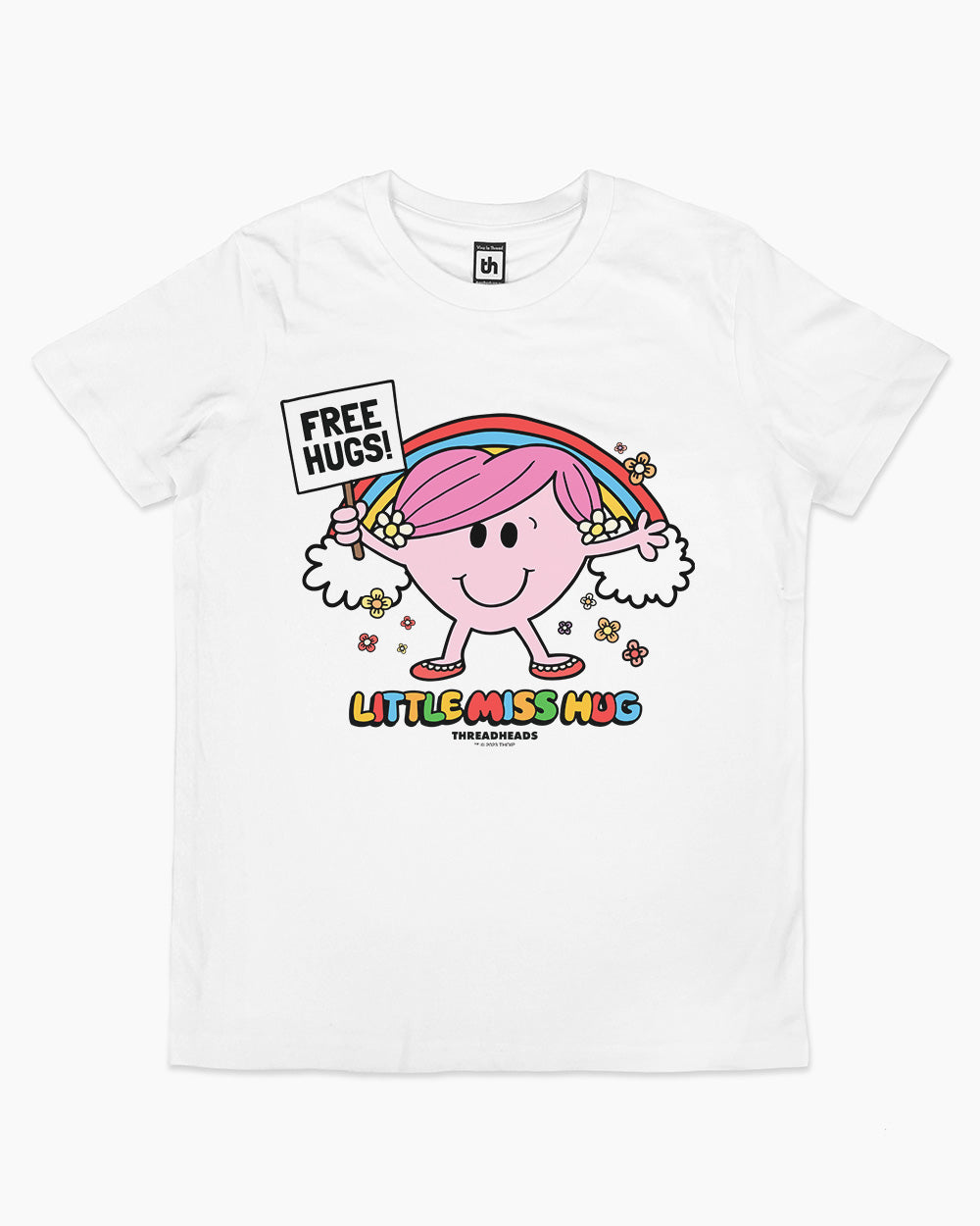 Little Miss Hug Kids T-Shirt Australia Online #colour_white