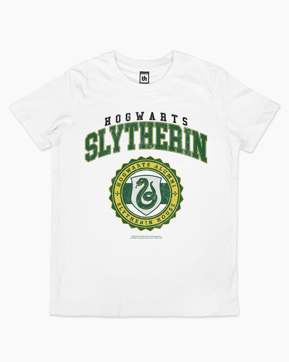 Slytherin College Kids T-Shirt Australia Online #colour_white